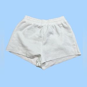 Comfy and cute white sweat shorts